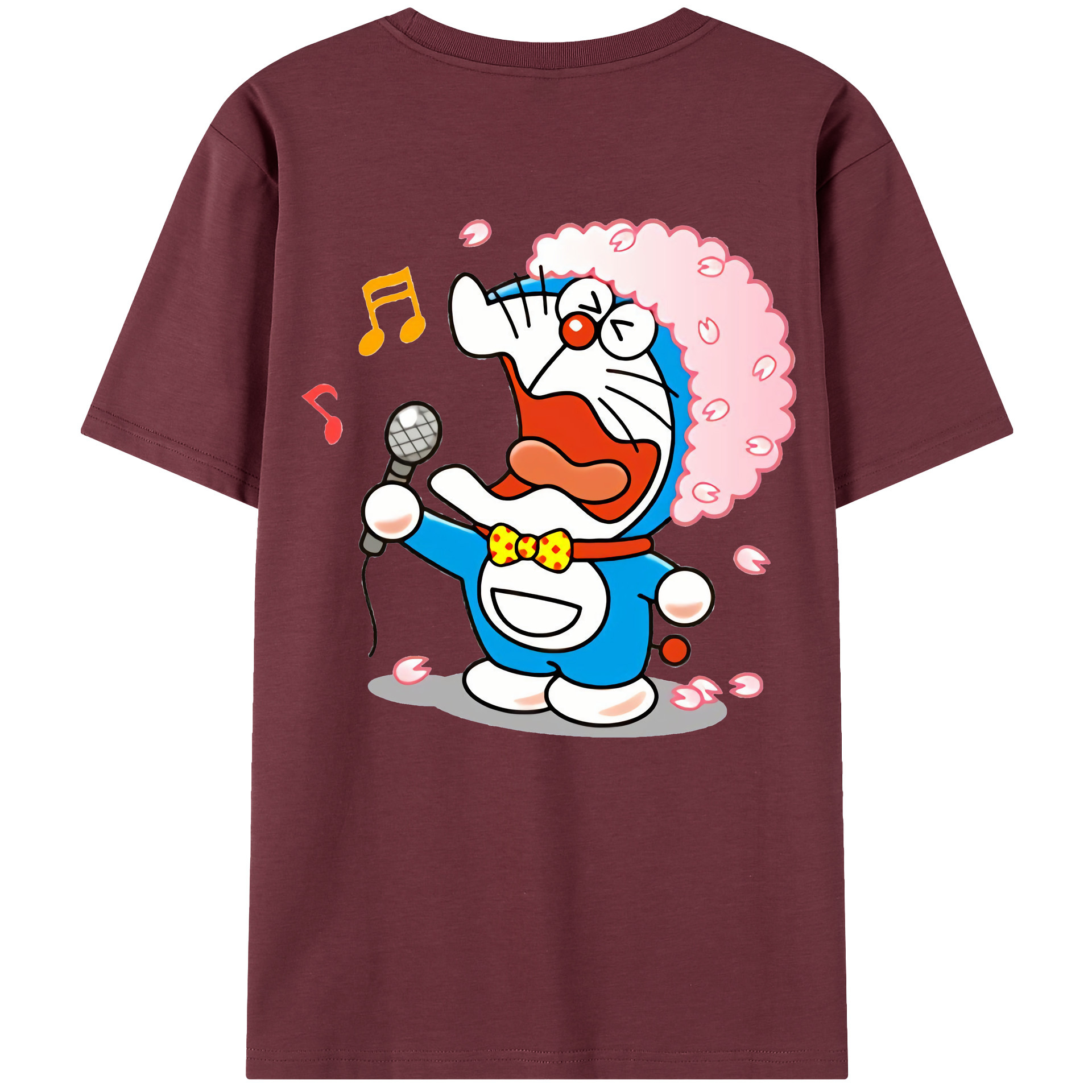 （画像用） ドラえもん Doraemon 綿100％半袖Tシャツ（背面プリント）